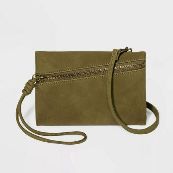 Universal Thread Green Crossbody Wristlet - Picture 1 of 5